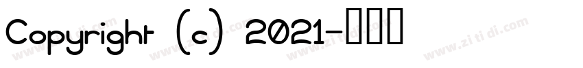 Copyright (c) 2021字体转换
